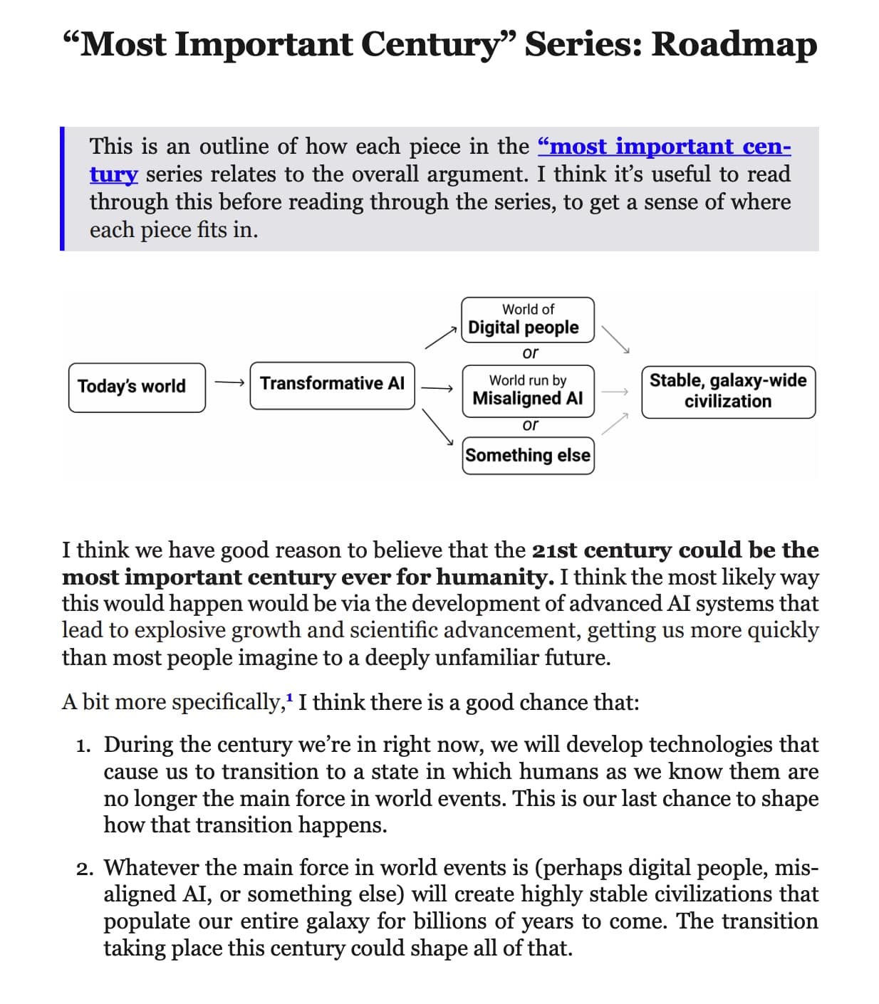 The Most Important Century cover